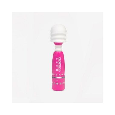 【女用器具】微笑强力震动AV棒玫红色 omysky/私享玩趣