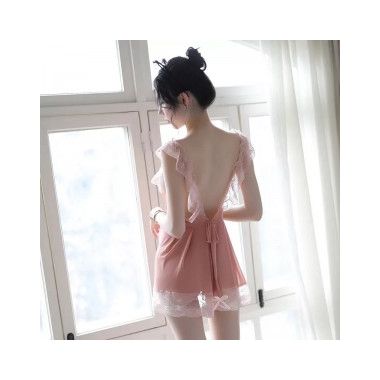 【情趣内衣】透明网纱系带女佣制服诱惑Y8048 耶妮娅
