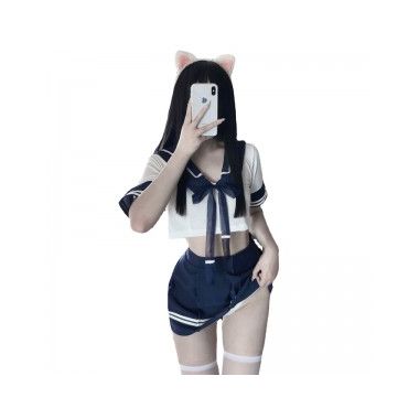 【情趣内衣】清纯学生可爱制服佐卡莲/ZOCOA