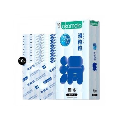 【避孕润滑】滑粒粒安全套 冈本